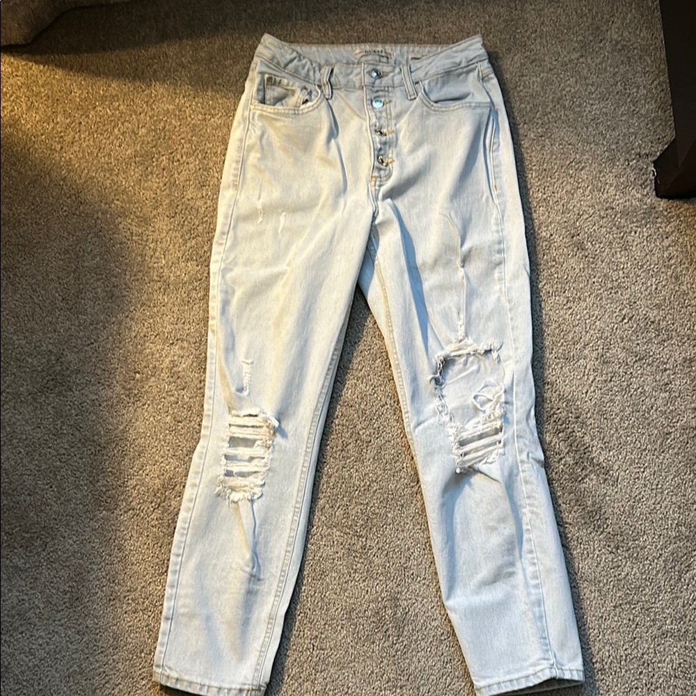 Guess Light Blue 90's Skinny Jeans